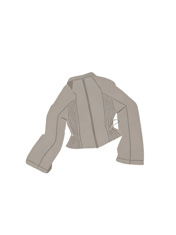 003 Female Mist Jacket · Beige