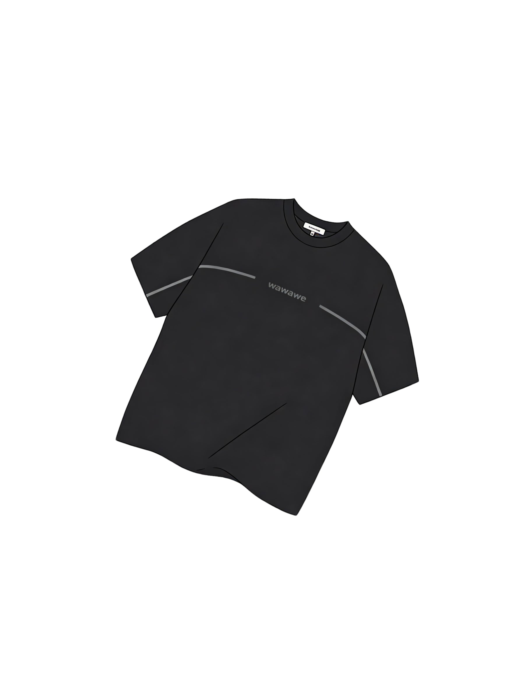 017 Black Basic Tee
