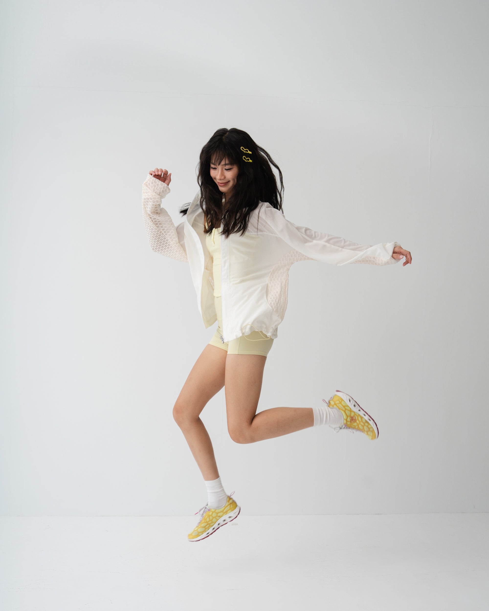001 Male Mist Jacket · White
