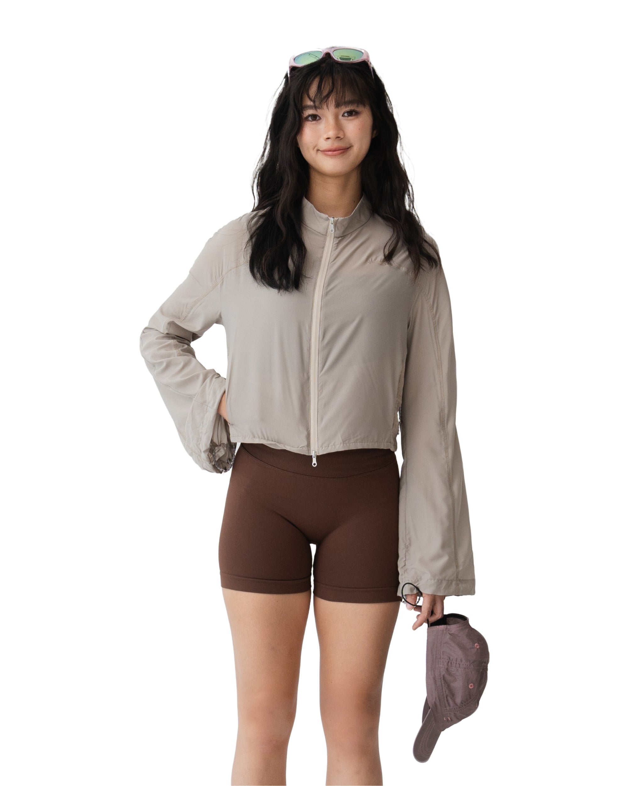 003 Female Mist Jacket · Beige