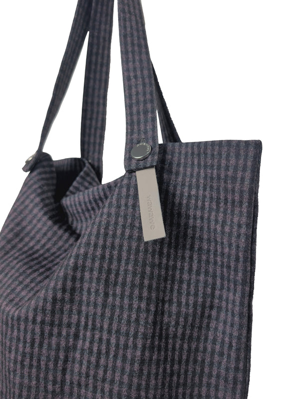 TE BAG Violet Grid