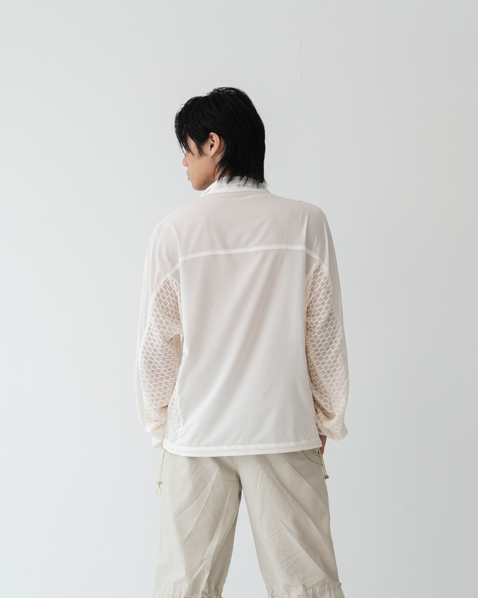 001 Male Mist Jacket · White