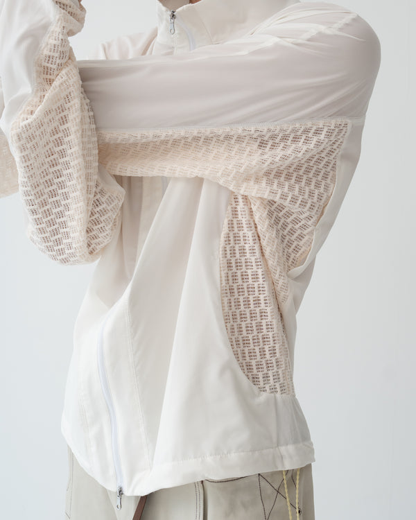 001 Male Mist Jacket · White