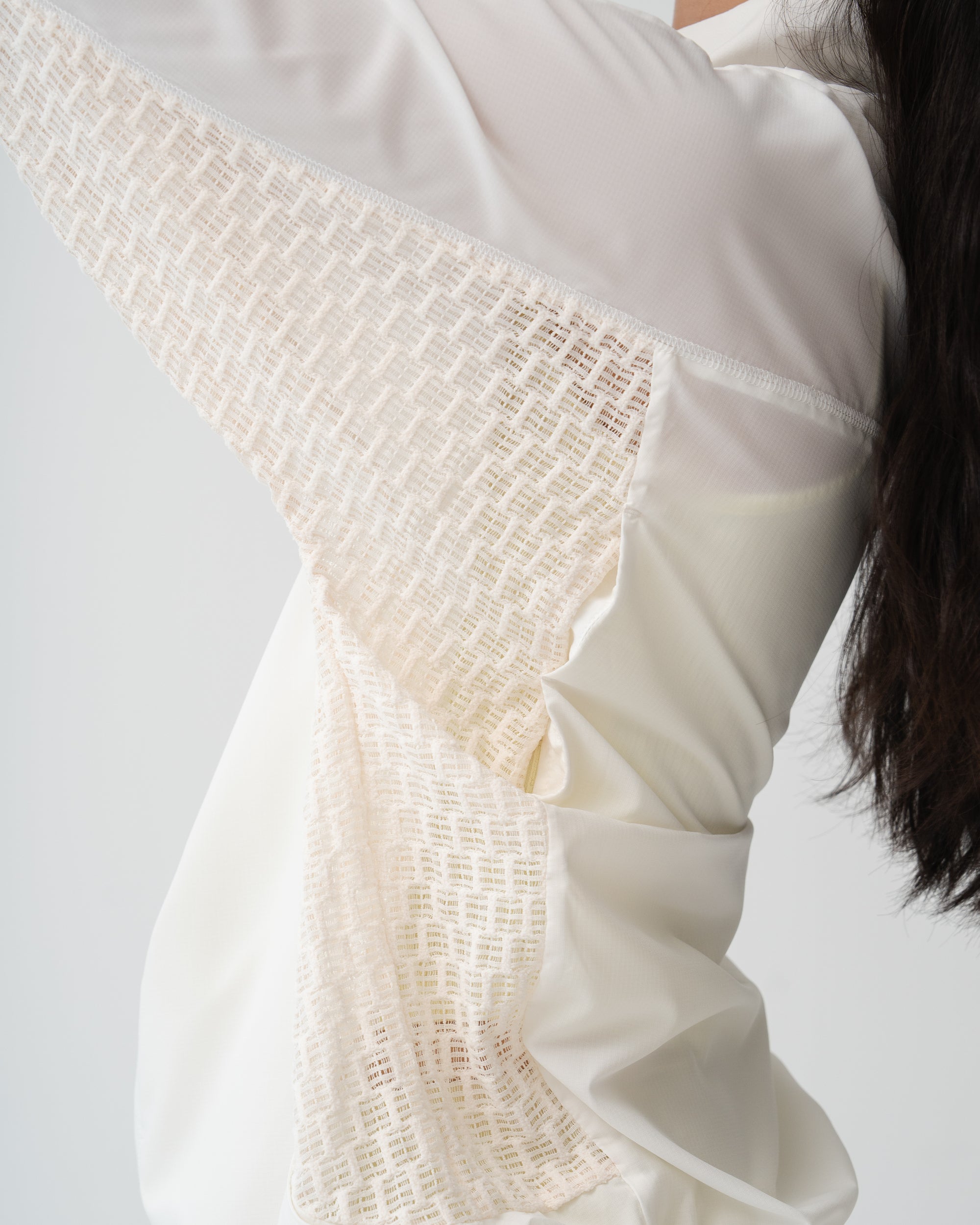 001 Male Mist Jacket · White