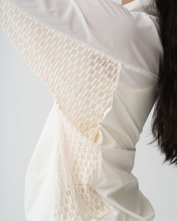 001 Male Mist Jacket · White