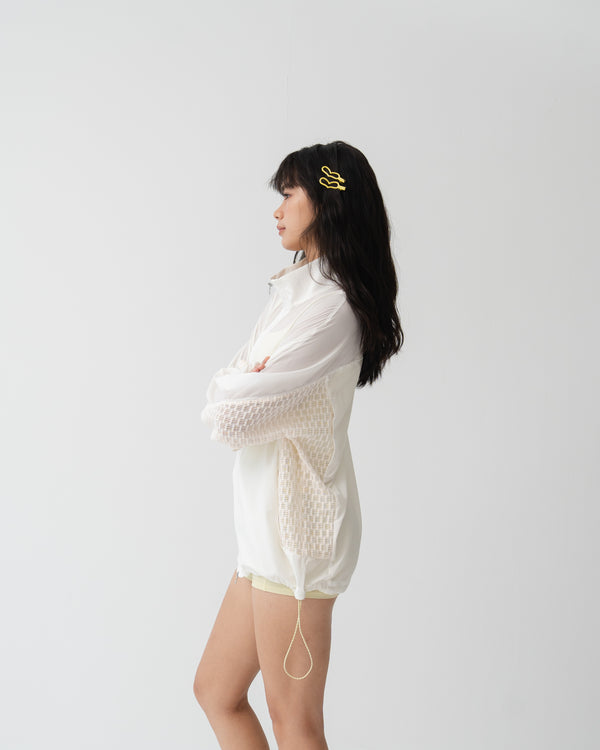 001 Male Mist Jacket · White