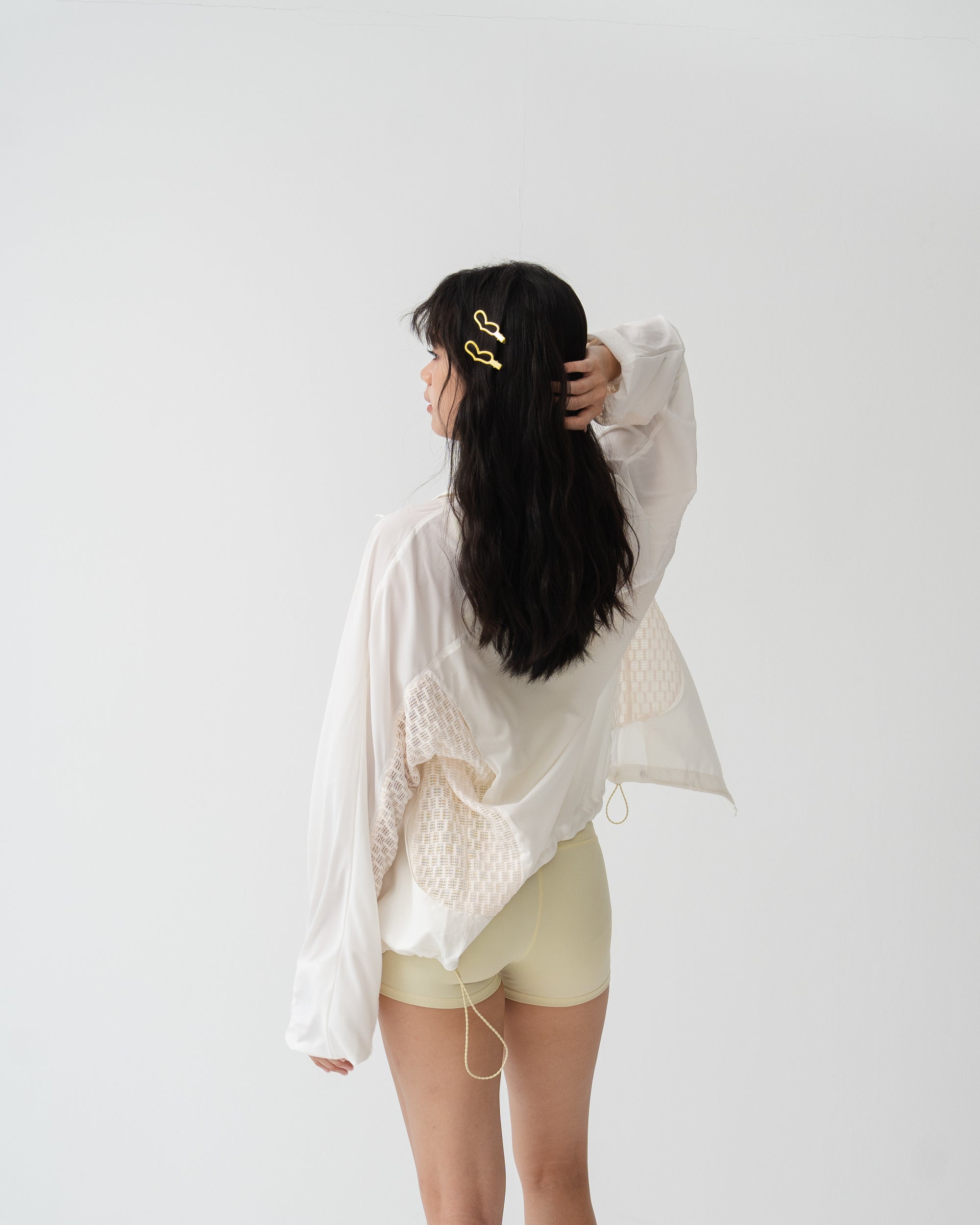 001 Male Mist Jacket · White