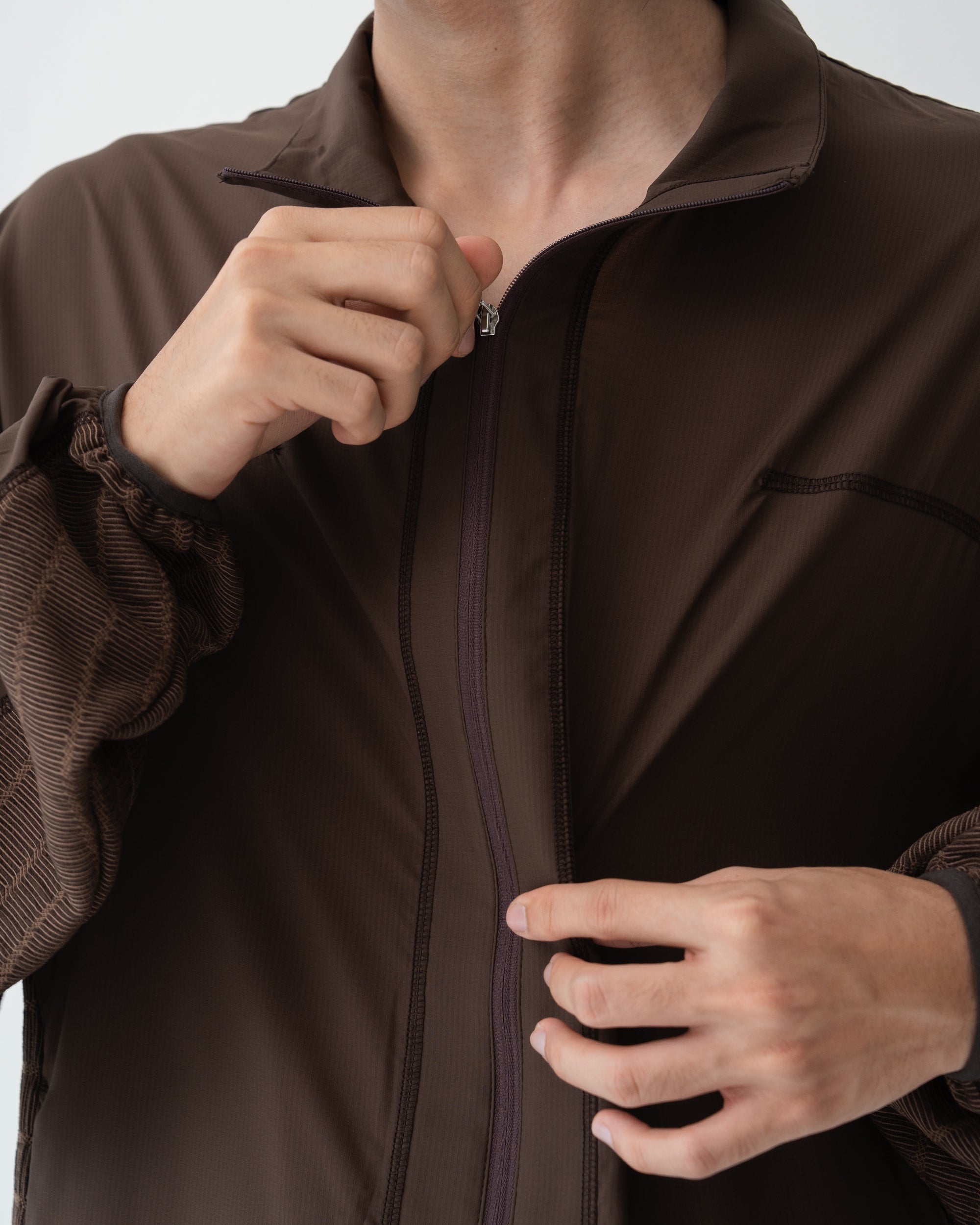 002 Male Mist Jacket · Brown