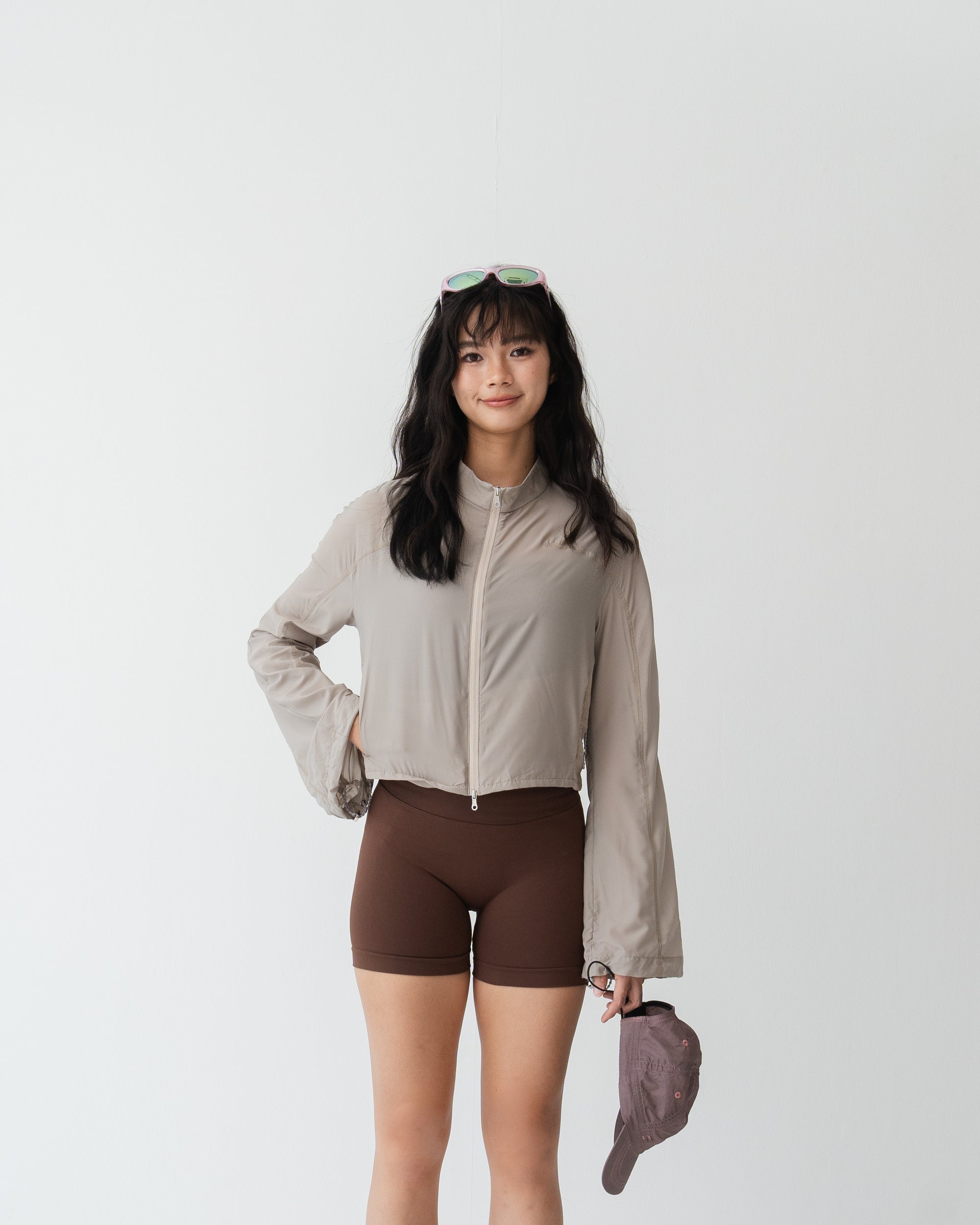 003 Female Mist Jacket · Beige