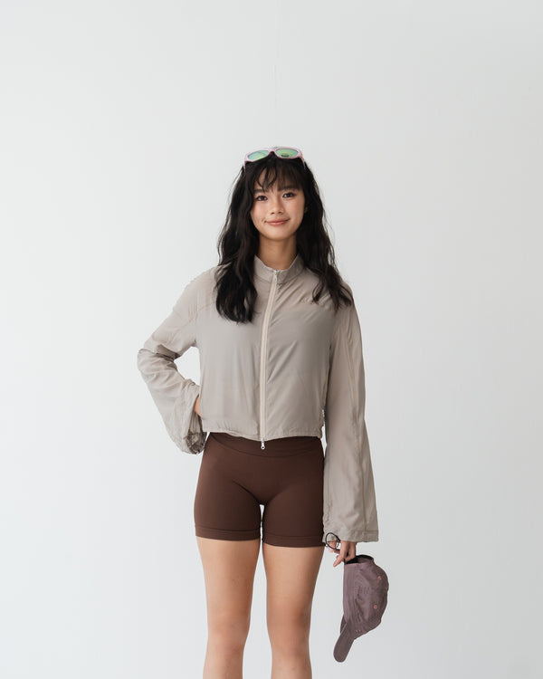 003 Female Mist Jacket · Beige