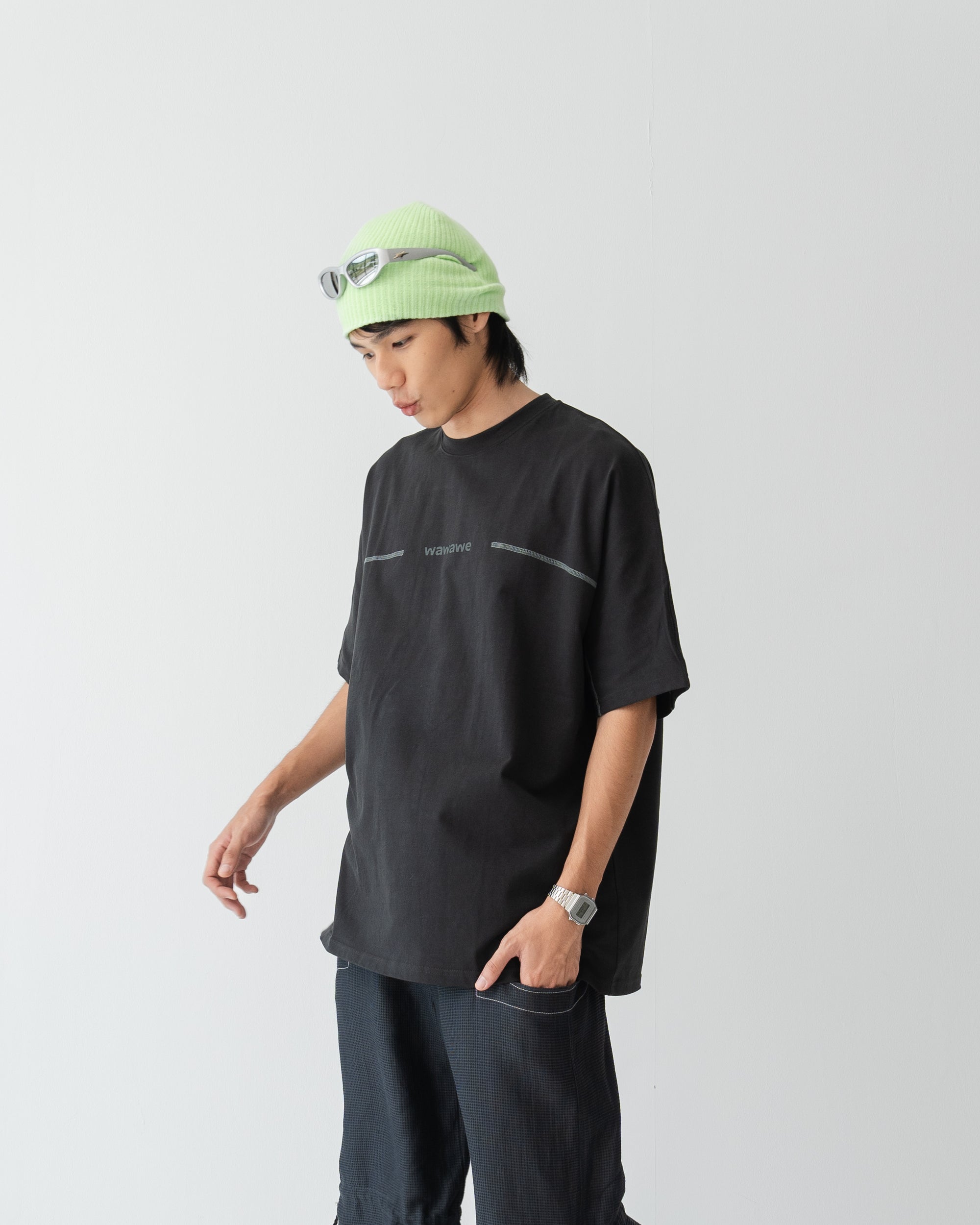 017 Black Basic Tee