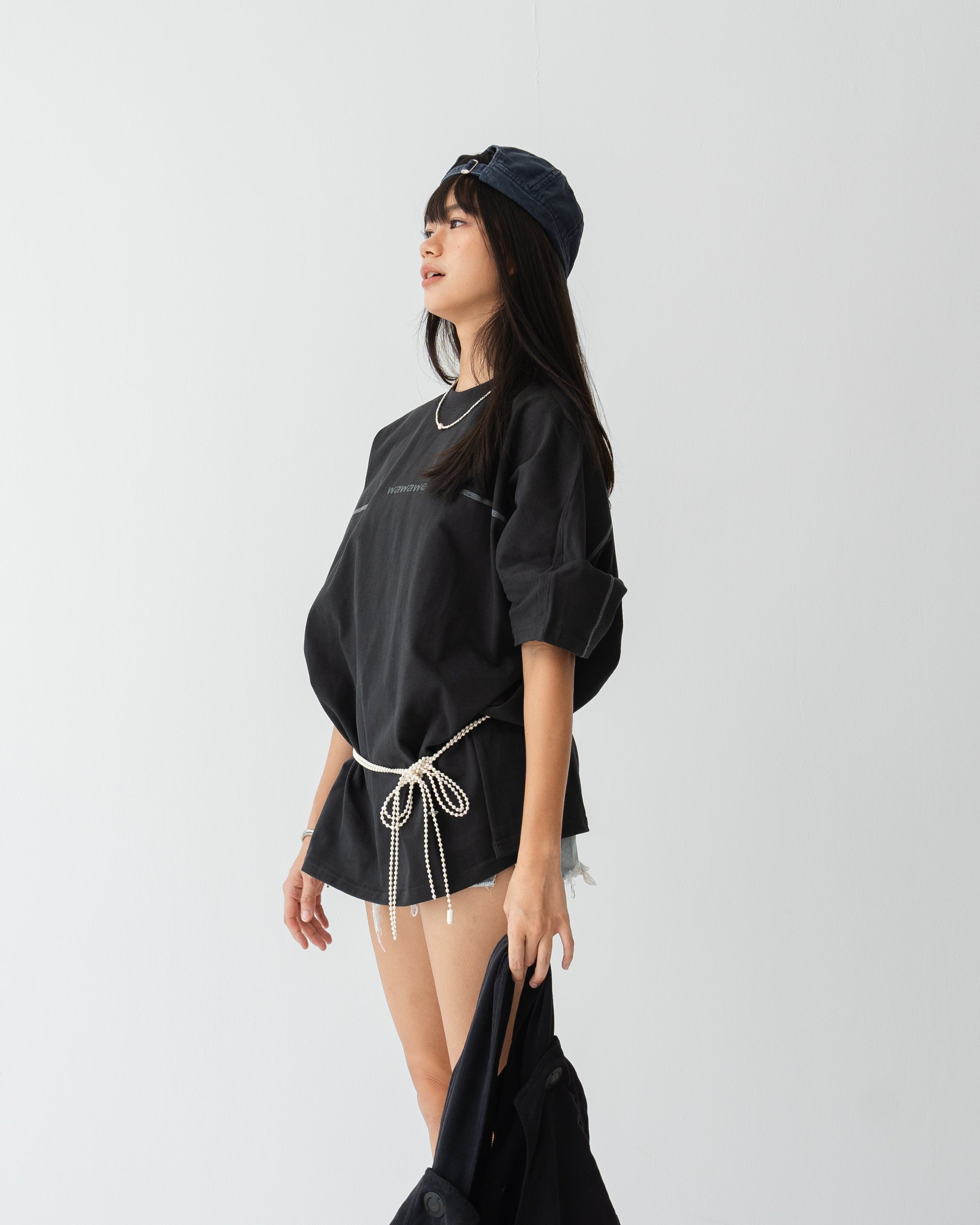 017 Black Basic Tee