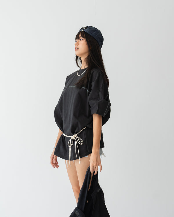017 Black Basic Tee