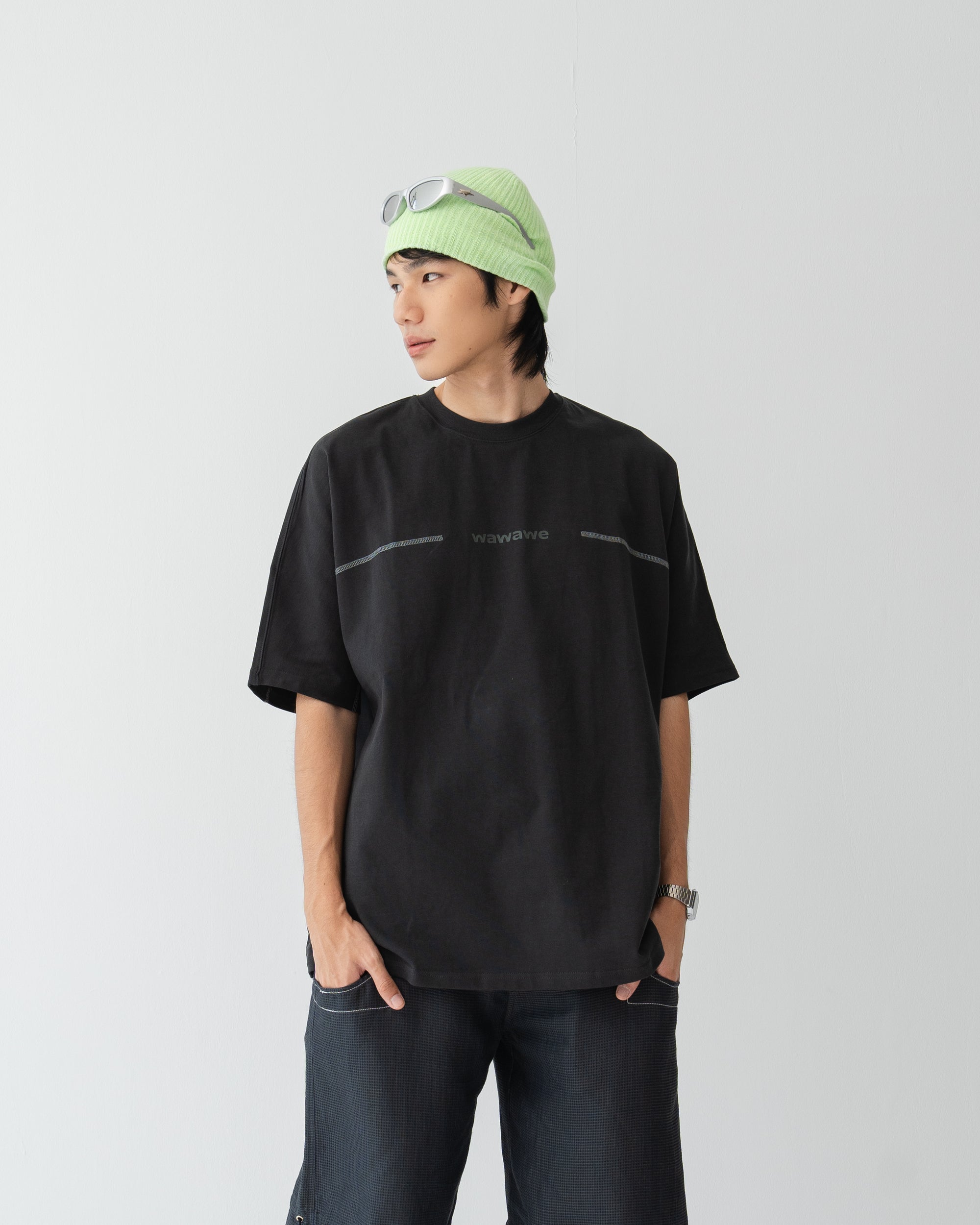 017 Black Basic Tee
