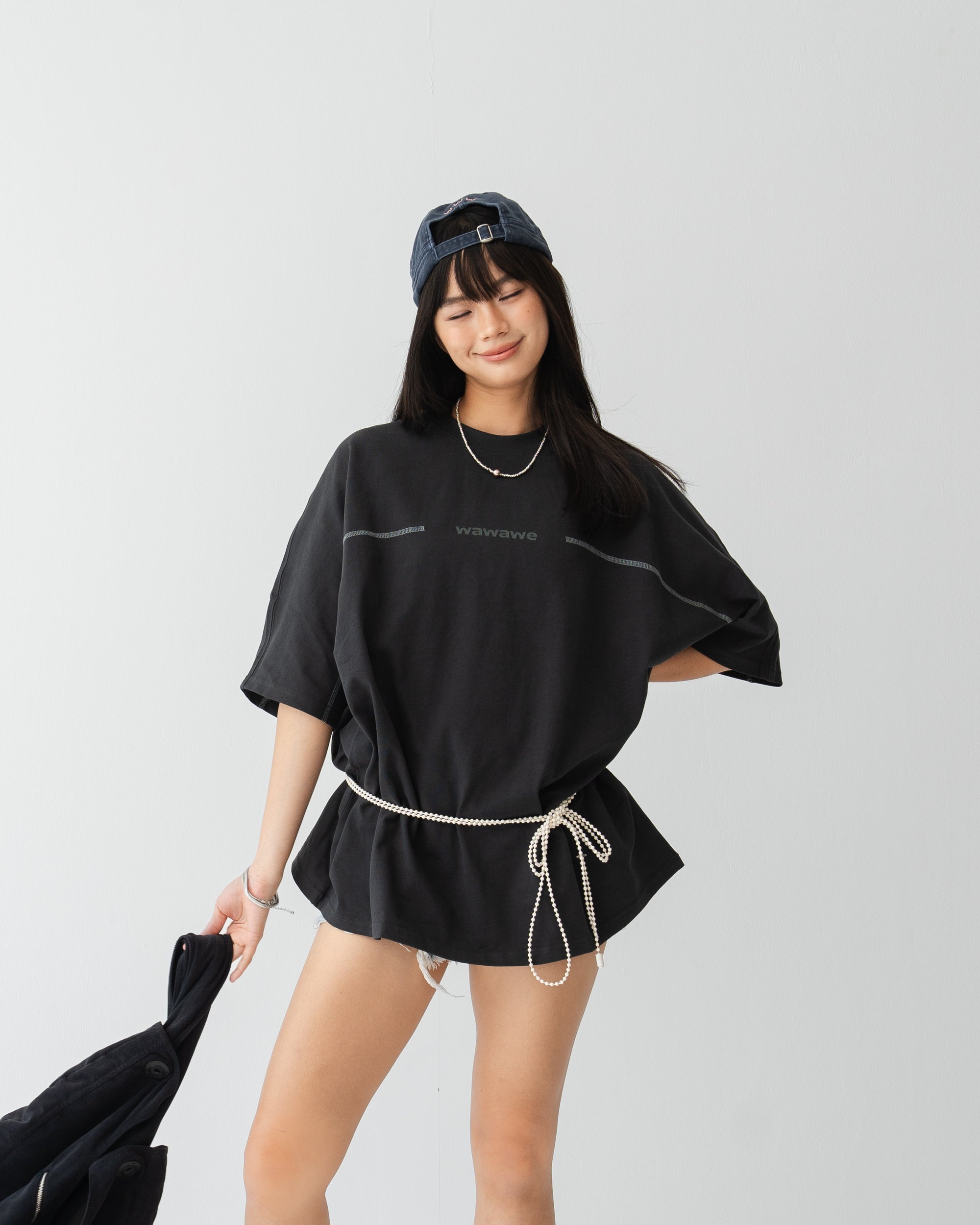 017 Black Basic Tee