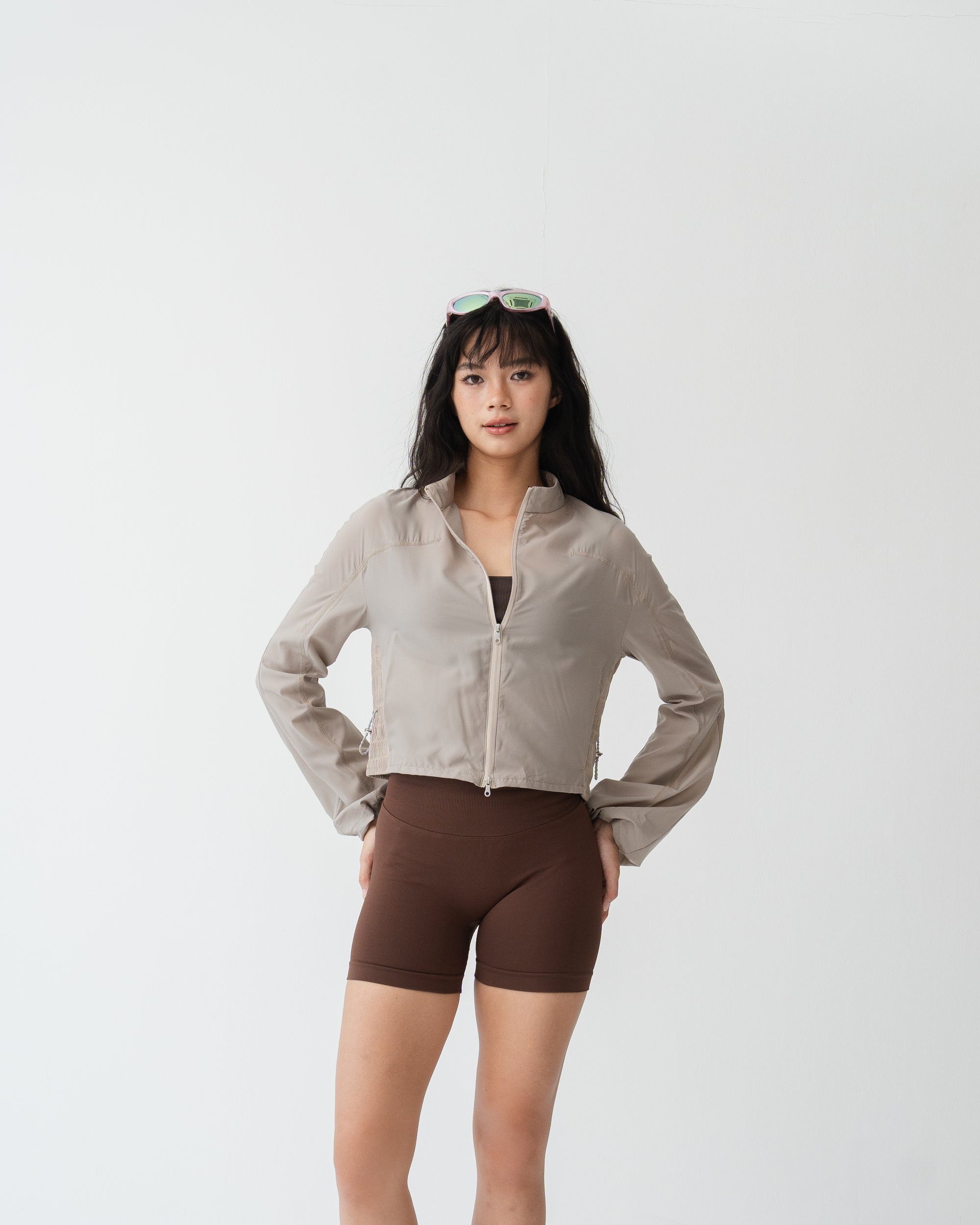 003 Female Mist Jacket · Beige