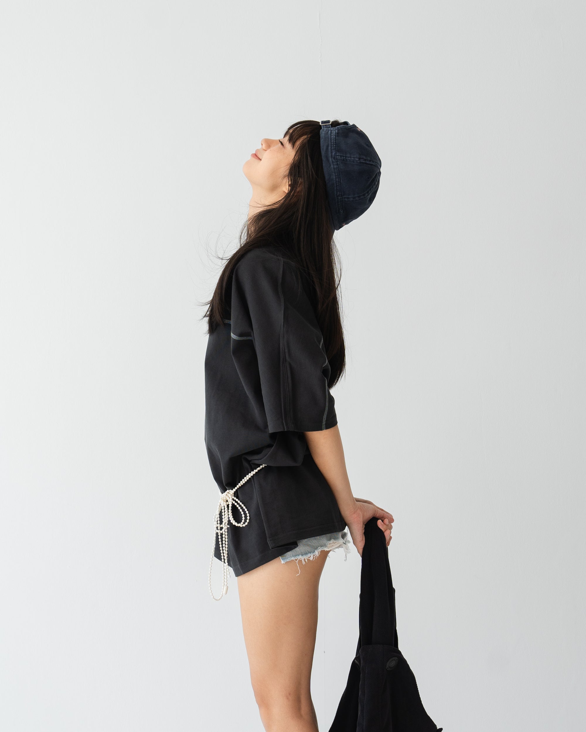017 Black Basic Tee